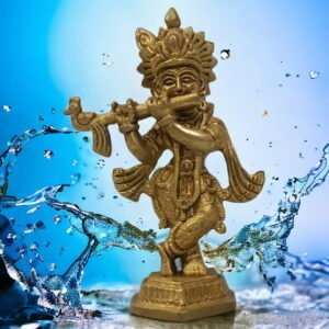 Shri Krishna Brass statue