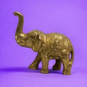 Elephant brass statue