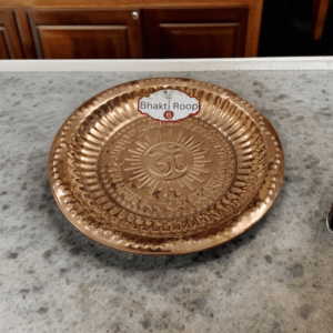 6 No OM Mantra Copper Plate